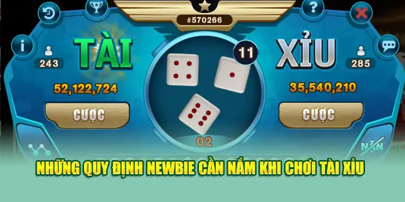 Tài Xỉu – Cuộc Chơi Cân Não Giữa May Mắn Và Chiến Thuật 2 Những quy định newbie cần nắm khi chơi tài xỉu